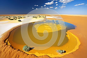 Ubari Oasi in Fezzan, Libya, Africas Sahara Desert