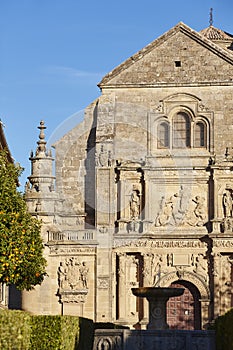 Ubeda Unesco world heritage. El Salvador sacred chapel. Jaen