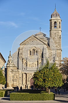 Ubeda Unesco world heritage. El Salvador sacred chapel. Jaen