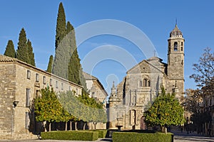 Ubeda Unesco world heritage. El Salvador sacred chapel. Spain