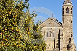 Ubeda Unesco world heritage. El Salvador sacred chapel. Spain