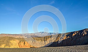 Ubehebe crater, Death valley photo