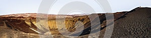 Ubehebe Crater, panoramic view. Death Valley, California