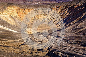 The Ubehebe Crater in the Death Valley National Park, USA