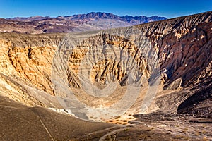 The Ubehebe Crater in the Death Valley National Park, USA