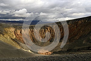 Ubehebe Crater located in Death Valley, California photo