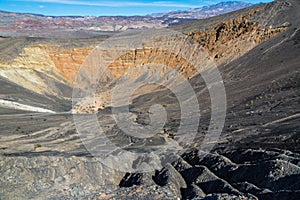 Ubehebe crater, physical evidence of violent forces in Death valley