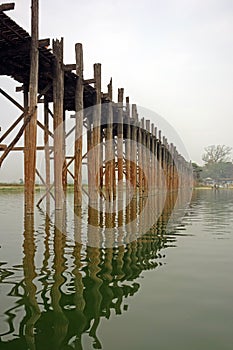 Ubein, World longest wooden bridge, Mandalay, Myanmar