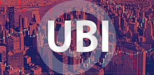 UBI theme with New York City skyscrapers photo