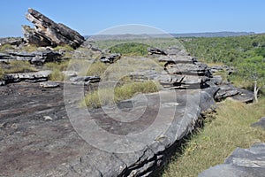 Ubirr rock art site in Kakadu National Park Northern Territory of Australia