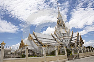 Ubosot of Wat Sothon Wararam Worawihan in Chachoengsao, Thailand