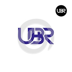 UBR Logo Letter Monogram Design