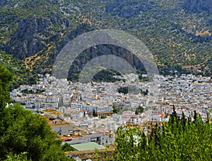 Ubrique, one of the white villages of the Sierra of Cadiz, Spain photo