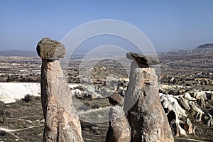 Uc Guzeller Three Graces or three Beautifuls rocks in Devrent valley photo