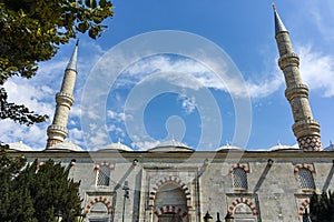 Uc Serefeli Mosque in the center of city of Edirne, Turkey
