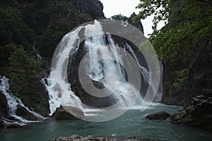 Uchansu waterfall in Turkey