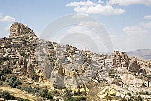 Uchisar in Cappadocia, Nevsehir, Turkey