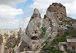 Uchisar Castle in Cappadocia