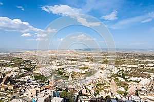 Uchisar village and valley in Nevsehir Province