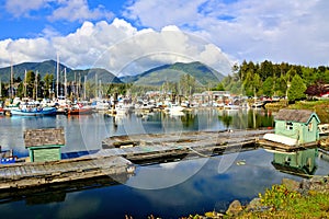Ucluelet Harbour, Vancouver Island, BC, Canada