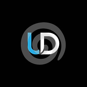 UD or DU letter logo and monogram design.