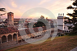 Udine, Friuli Venezia Giulia, Italy. Lippomano porticoes