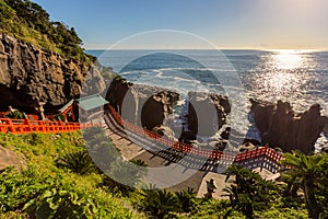 Udo jingu, a Shinto shrine located on Nichinan coastline, Kyushu