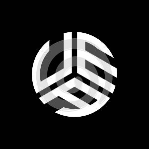 UEA letter logo design on black background. UEA creative initials letter logo concept. UEA letter design