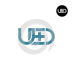 UED Logo Letter Monogram Design