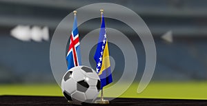 UEFA EURO 2024 Soccer Iceland vs Bosnia and Herzegovina European Championship Qualification, Iceland vs Bosnia and Herzegovina