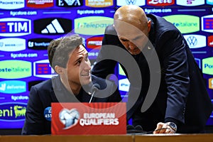 Uefa Euro 2024, European Qualifiers, press conference Luciano Spalletti Italy coach manager, before match ITALY VS NORTH MACEDONIA