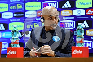 Uefa Euro 2024, European Qualifiers, press conference Luciano Spalletti Italy coach manager, before match ITALY VS NORTH MACEDONIA