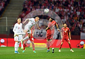 UEFA Euro qualifying round Poland - Macedonia football game