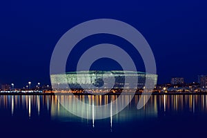 UEFA Europa League Stadium at night