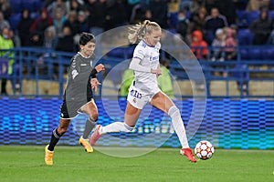 The UEFA Women Champions League match between FC Kharkiv vs FC Real Madrid