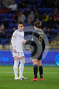 The UEFA Women Champions League match between FC Kharkiv vs FC Real Madrid