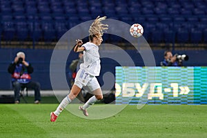 The UEFA Women Champions League match between FC Kharkiv vs FC Real Madrid