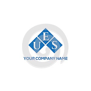 UES letter logo design on BLACK background. UES creative initials letter logo concept. UES letter design.UES letter logo design on