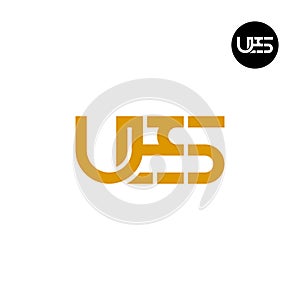 UES Logo Letter Monogram Design