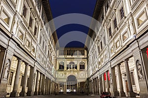 Uffizi Gallery in Florence in Italy photo