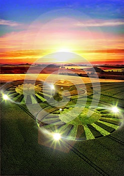 Ufo crop circle