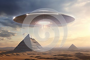 UFO Encounter in Egypt: Concept for Mysterious Egyptian Pyramids, Daytime Alien Intrusions