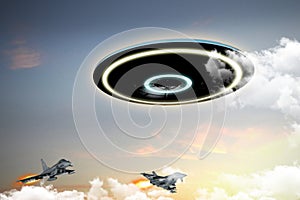 Ufo engaged by military forces