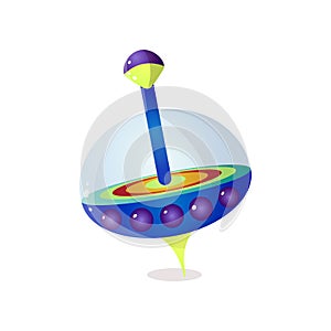 Ufo glass space whirligig for boy and girl kid