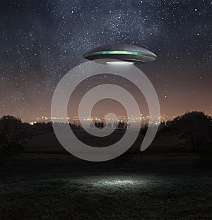 Ufo at night