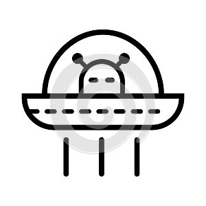 ufo outline icon