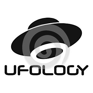 Ufology day logo, simple style