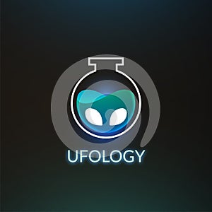 Ufology logo template photo
