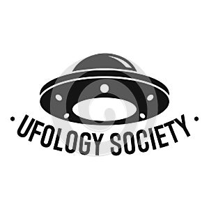 Ufology society logo, simple style photo