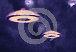 Ufos in sky